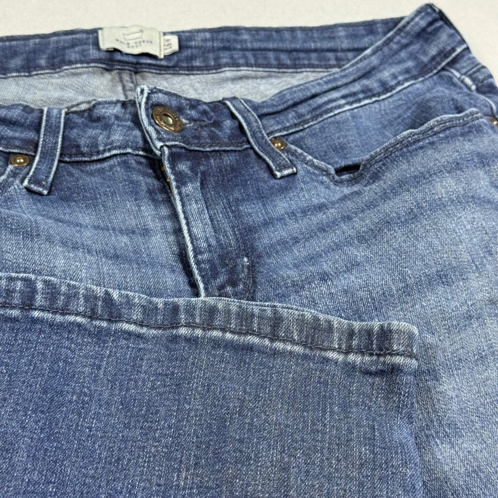 Levis Bold Curve Bootcut Jeans Blue Denim Embroidered Pockets Womens 16W S/C